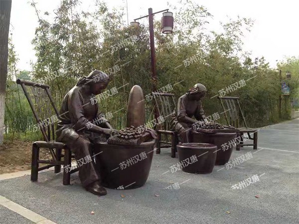 苏州太湖湿地公园雕塑